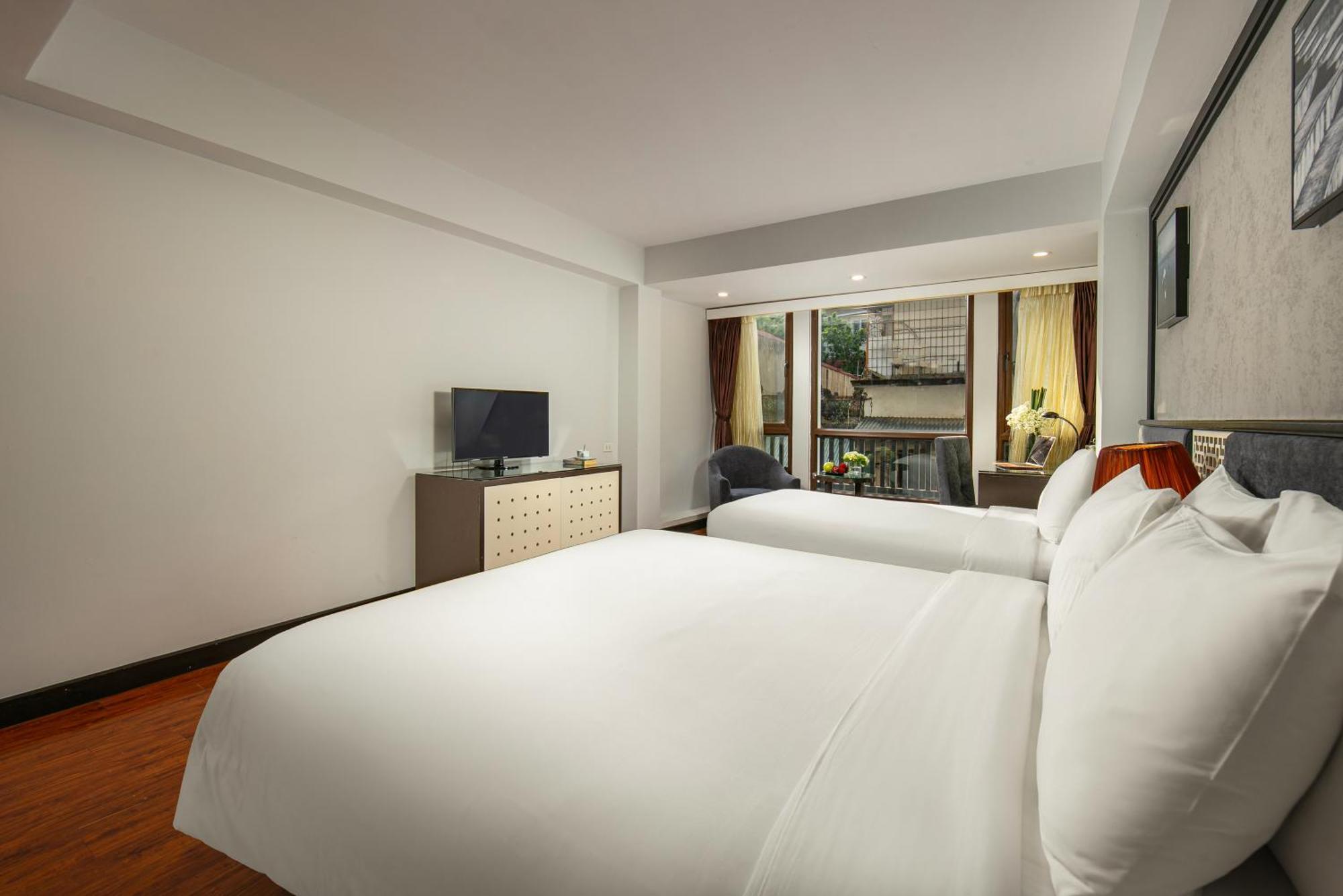 Hanoi La Palm Premier Hotel & Spa Buitenkant foto